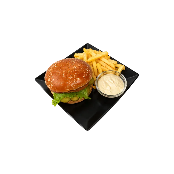 Burger cu piept de pui